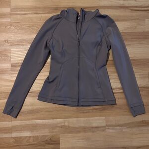 Lululemon Stopover Jacket Hoodie Lunar Rock size 10 EUC